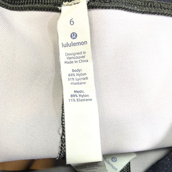 LULULEMON Train Times Aura Dark Chrome Multi Size 6 EUC‎ - Picture 7 of 8